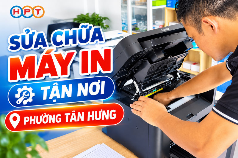 Sửa máy in tận nơi phường Tân Hưng – Kiểm tra và xử lý nhanh tại chỗ